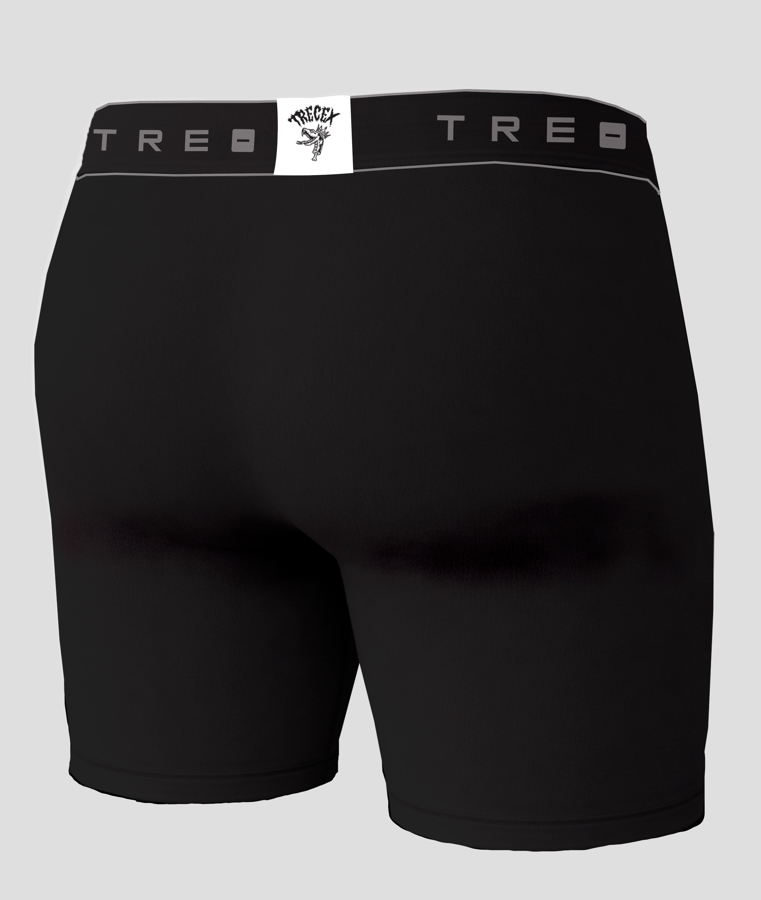 BOXER CLASICO NEGRO CON GRIS