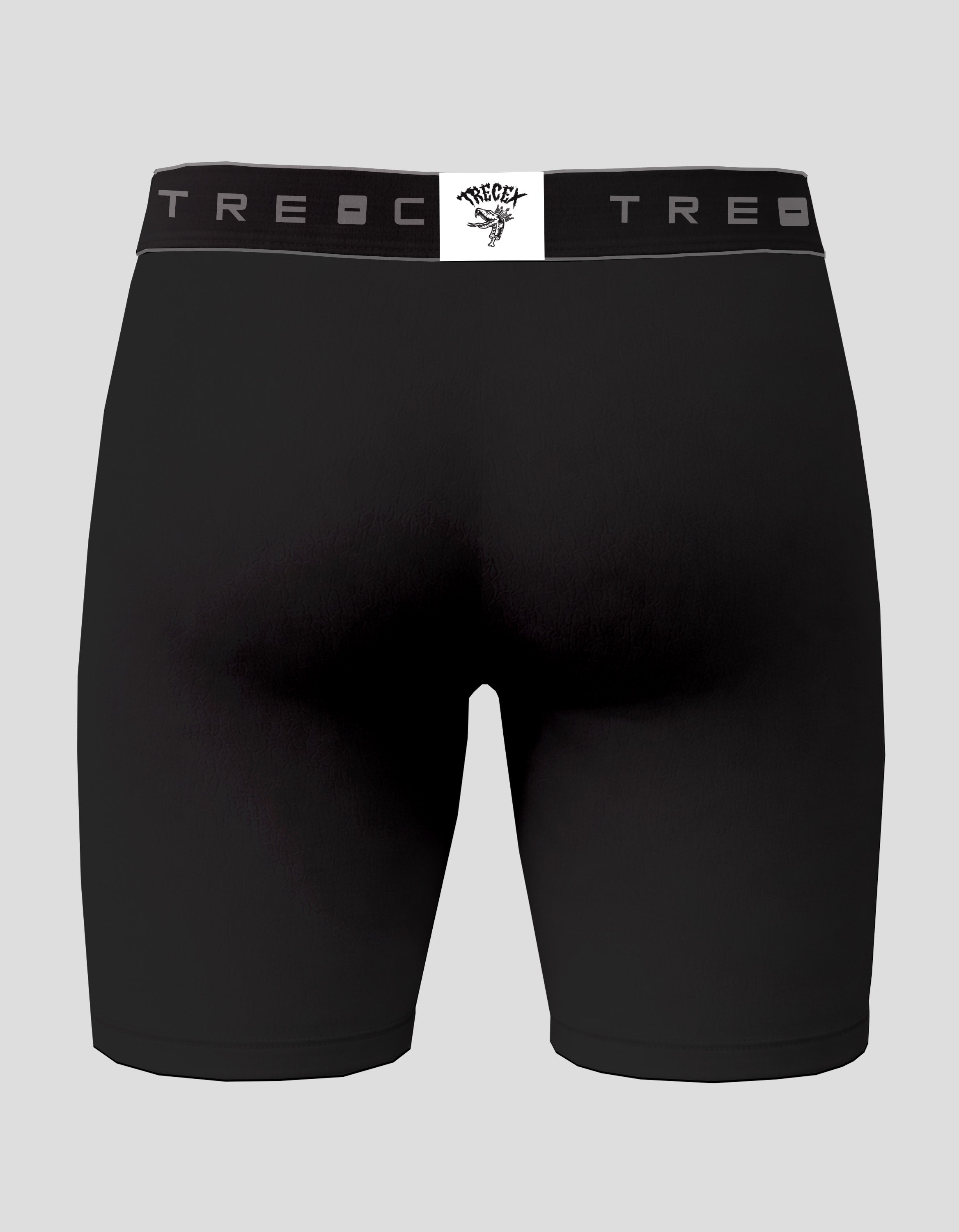 BOXER CLASICO NEGRO CON GRIS