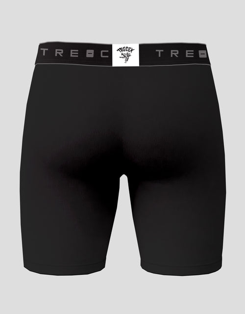 BOXER CLASICO NEGRO CON GRIS