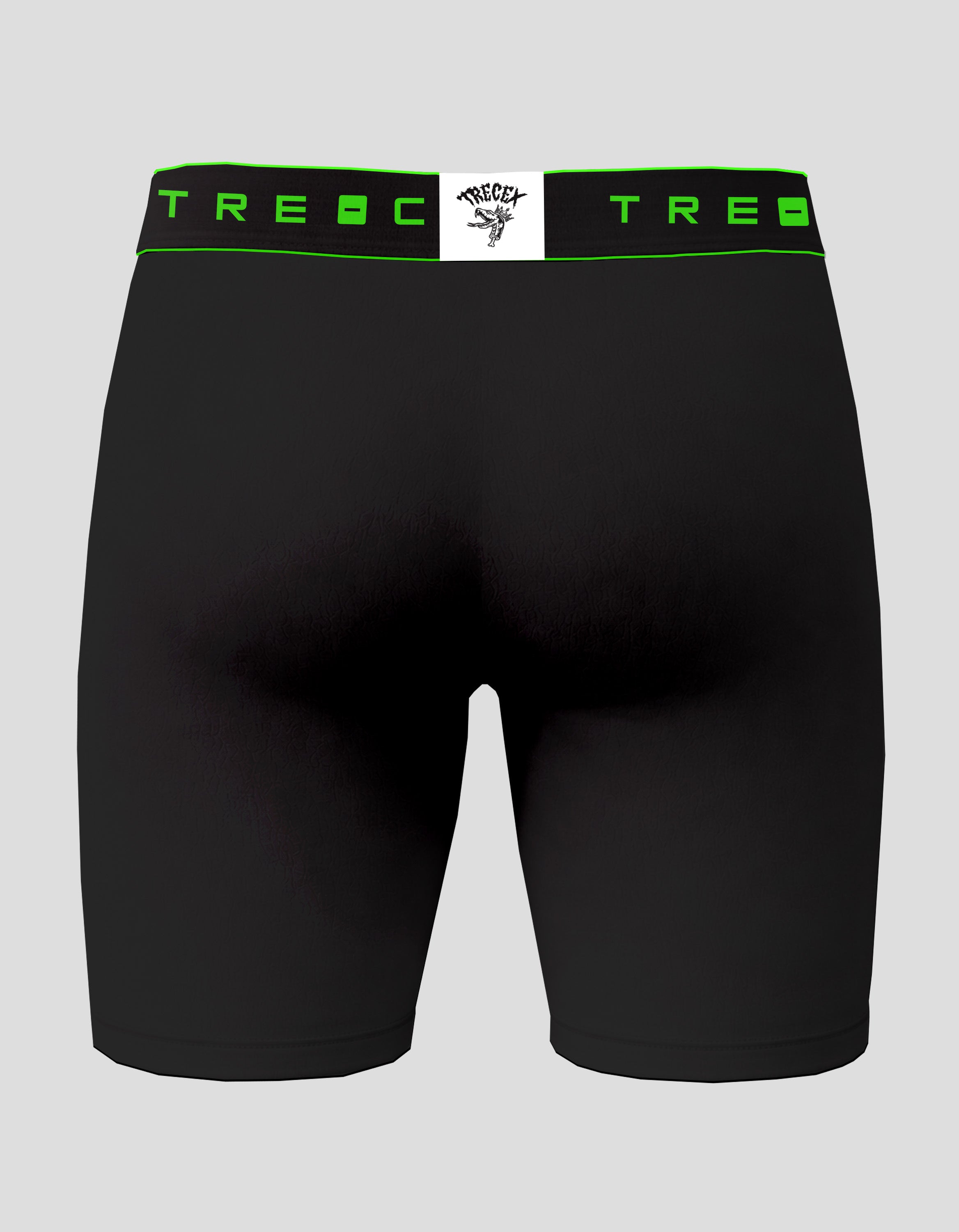 BOXER CLASICO NEGRO CON VERDE