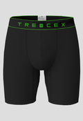 BOXER CLASICO NEGRO CON VERDE